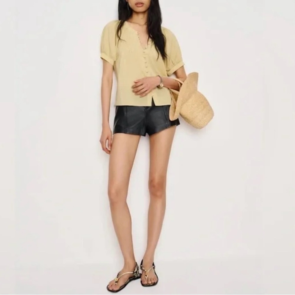 Reformation Calia Top In Blonde, brand new, never worn, no flaws.